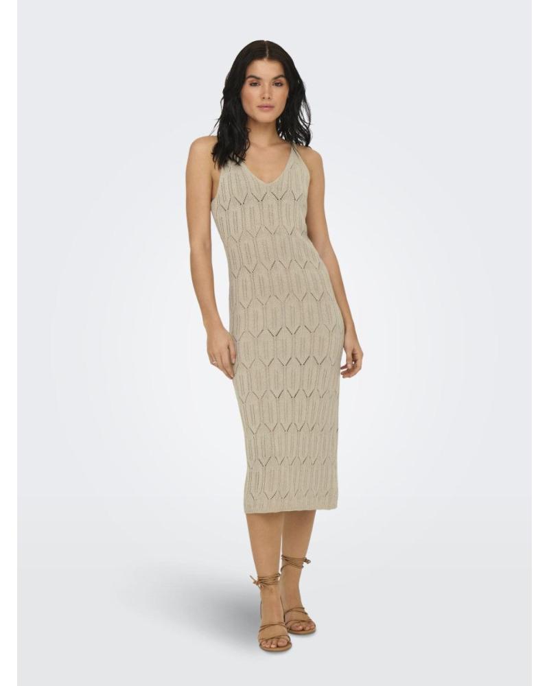 Início-ONLY-VESTIDO-MUJER-PUNTO-MIDI-15344396-BEIGE