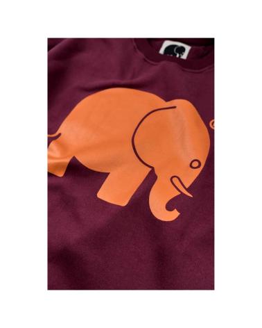 SWEAT TRENDSPLANT BURGUNDY AVEC IMPRIMÉ ÉLÉPHANT 029020MBBC ROJO
