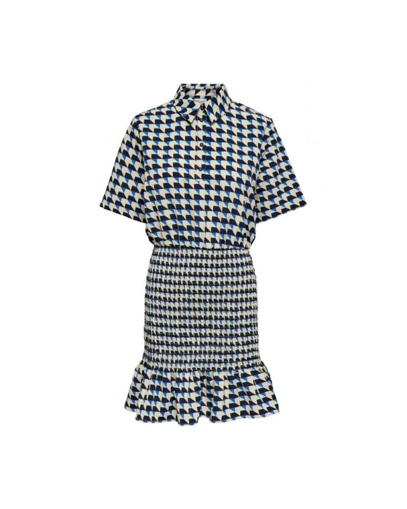 VESTIDO ONLY JDY RINA 15228790 MULTICOLOR DE CUADROS VICHY MULTICOLOR