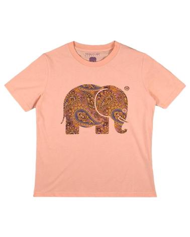 T-SHIRT ORANGE TRENDSPLANT 029970WPTP À IMPRIMÉ ÉLÉPHANT NARANJA
