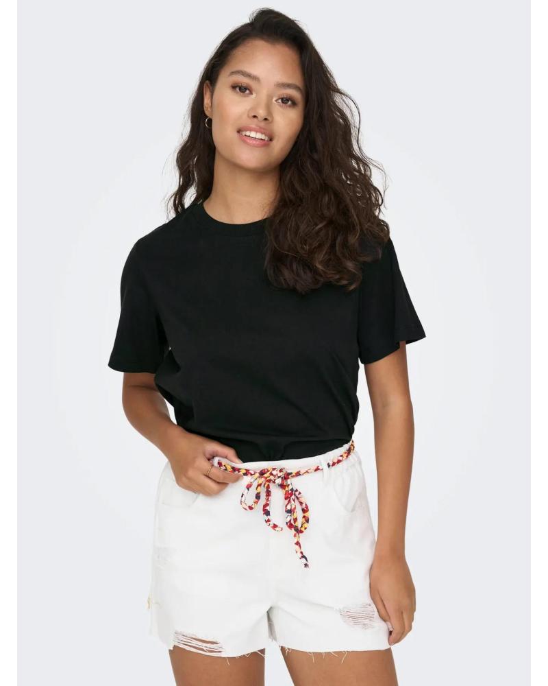 Inicio-ONLY-CAMISETA-CLASICA-MUJER-JACQUELINE-DE-YONG-15202431-NEGRO