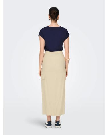 ONLY FALDA LARGA CARGO JACQUELINE DE YONG 15347805 BEIGE BEIGE