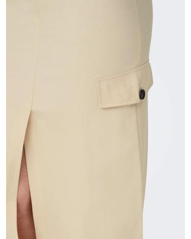 ONLY FALDA LARGA CARGO JACQUELINE DE YONG 15347805 BEIGE BEIGE