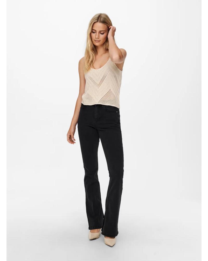 TOP DE CROCHÉ ONLY JACQUELINE DE YONG BEIGE 15226348 BEIGE
