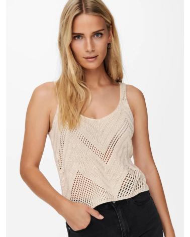 TOP DE CROCHÉ ONLY JACQUELINE DE YONG BEIGE 15226348 BEIGE