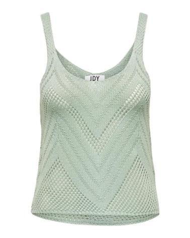 TOP DE CROCHÉ ONLY JACQUELINE DE YONG VERDE CLARO 15226348 VERDE CLARO