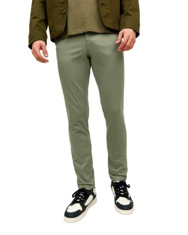JACK & JONES CHINO TROUSERS, MODEL 12150148, BROWN MARRON