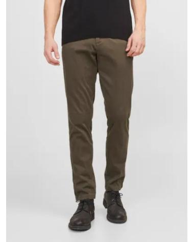 JACK & JONES CHINO TROUSERS, MODEL 12150148, BROWN MARRON