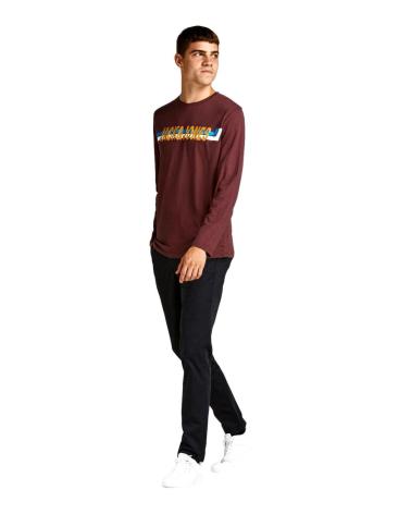 PANTALONE CHINO JACK & JONES 12150158 NERO NEGRO