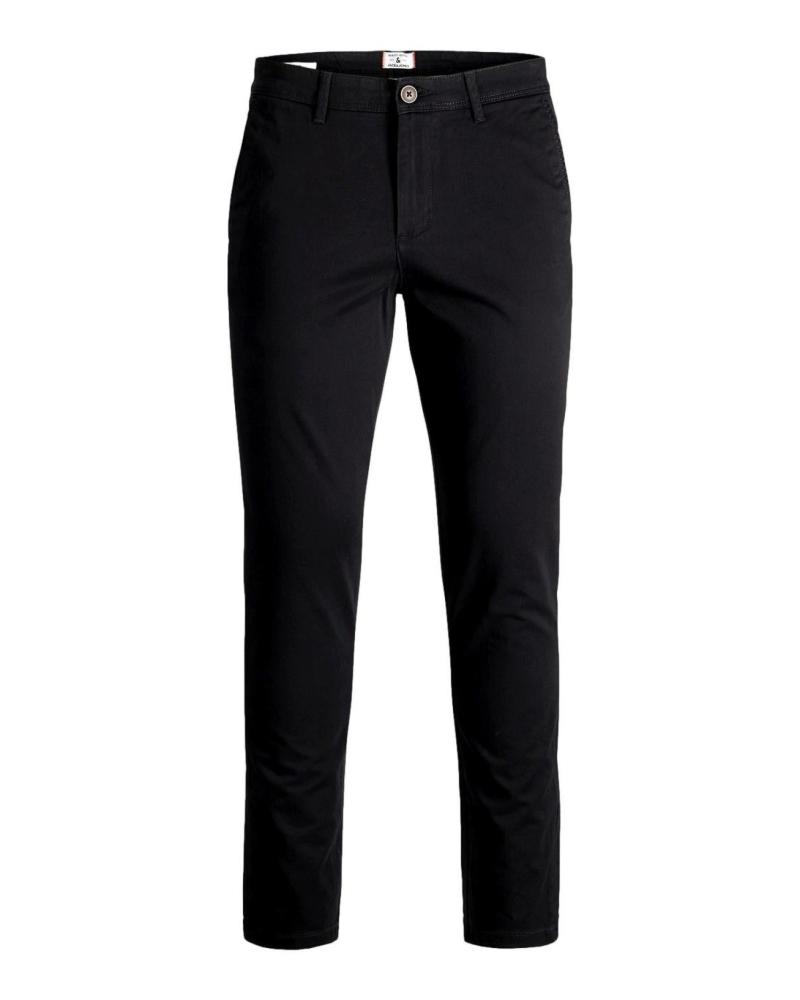 PANTALONE CHINO JACK & JONES 12150158 NERO NEGRO