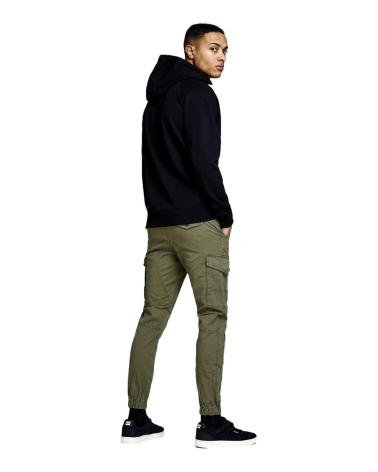 PANTALONE CARGO JACK & JONES 12141844 VERDE KAKI VERDE