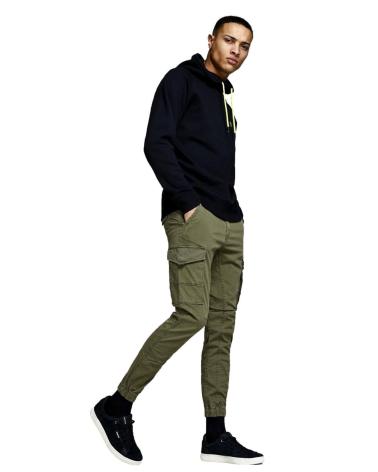 PANTALONE CARGO JACK & JONES 12141844 VERDE KAKI VERDE