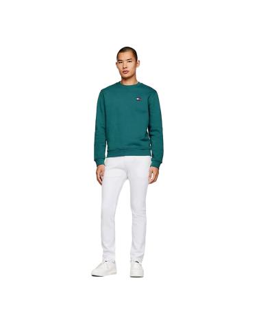 Accueil-TOMMY-JEANS-VAQUEROS-SCANTON-DE-CORTE-AJUSTADO-DM0DM18746-BLANCO