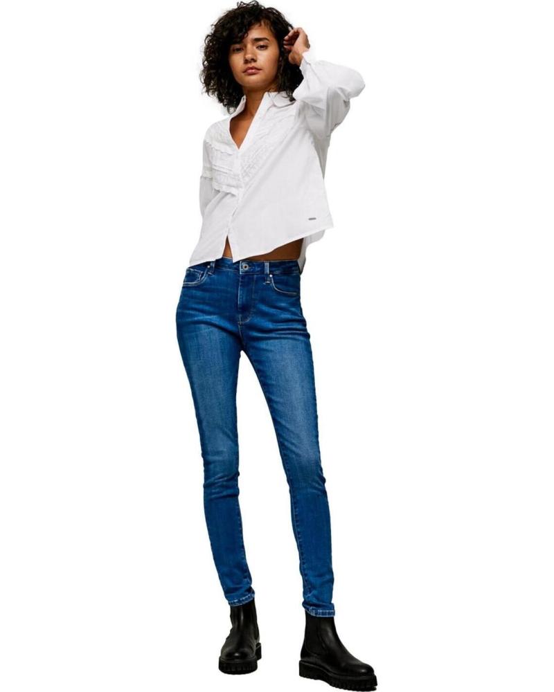 Inizio-PEPE-JEANS-VAQUERO-TIRO-ALTO-SKINNY-PL204155-AZUL