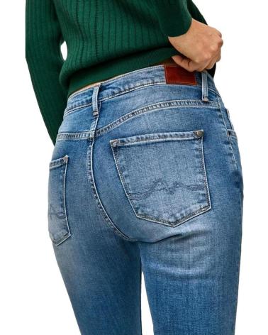 PEPE JEANS PANTALON VAQUERO MUJER PL204160 AZUL