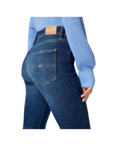 TOMMY JEANS SILVIA HIGH FLARE JEANS DW0DW17156 BLAU AZUL