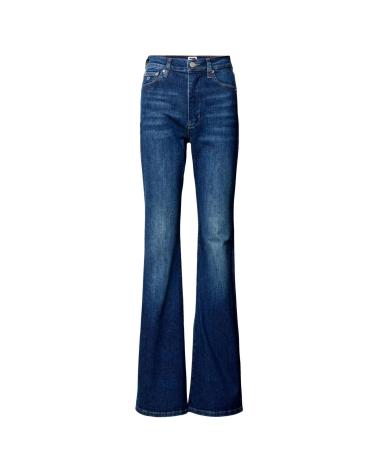 TOMMY JEANS SILVIA HIGH FLARE JEANS DW0DW17156 BLAU AZUL