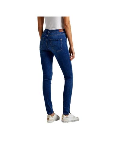 PEPE JEANS SKINNY HIGH-WAIST JEANS BLUE PL20458GX62 AZUL