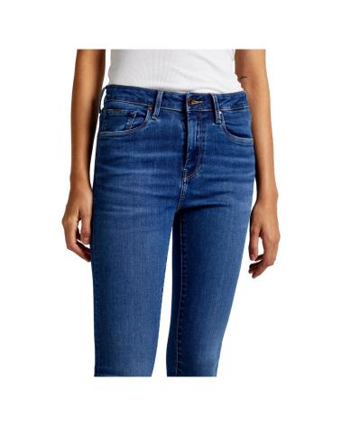 PEPE JEANS SKINNY HIGH-WAIST JEANS BLUE PL20458GX62 AZUL