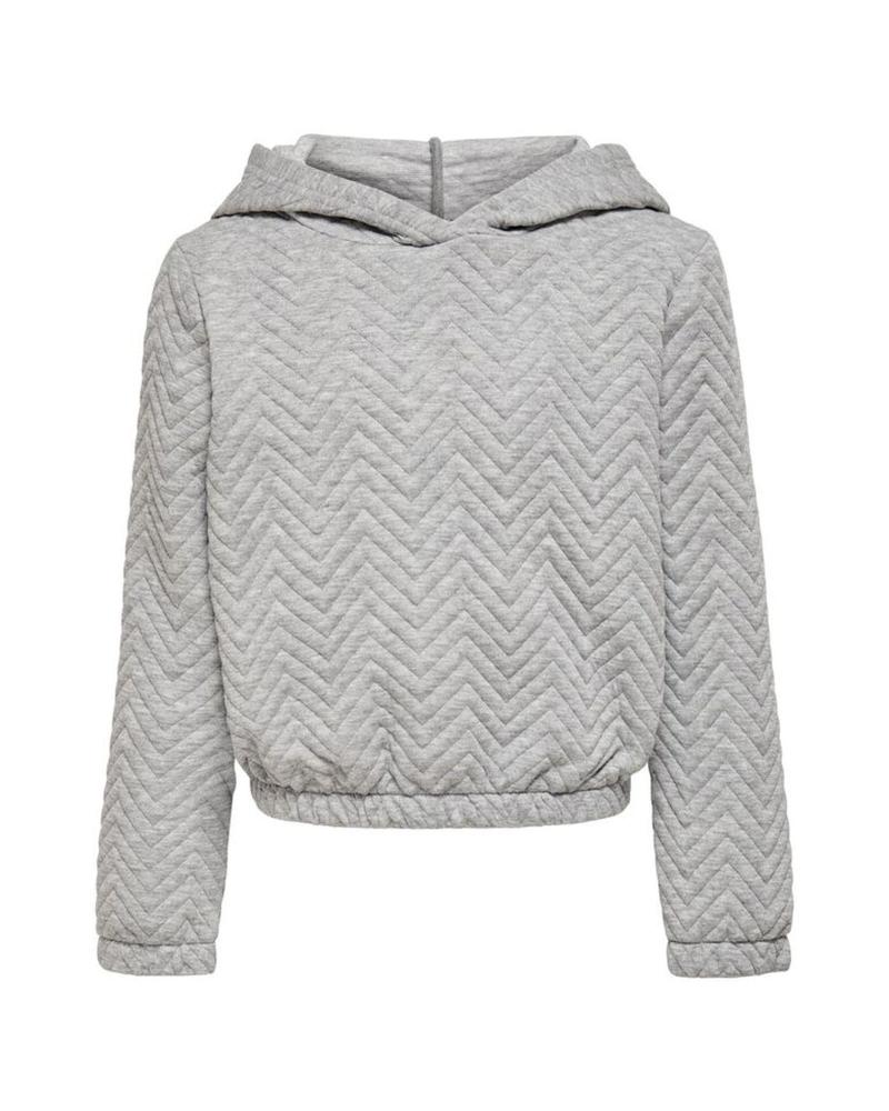 SWEAT À CAPUCHE GRIS ONLY KIDS MODÈLE 15235549 GRIS