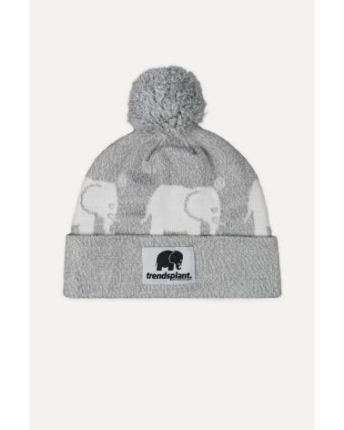 BERRETTO TRENDSPLANT COLLEGE BEANIE 027070USGR GRIGIO CON POMPON GRIS