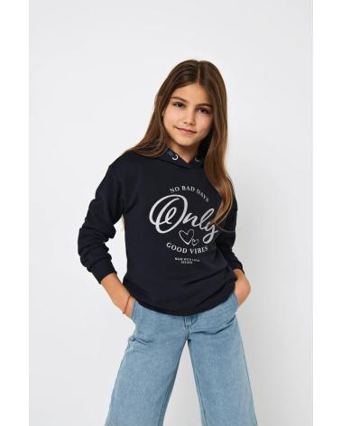 SWEAT À CAPUCHE ONLY KIDS BLEU MARINE 15313715 AZUL MARINO