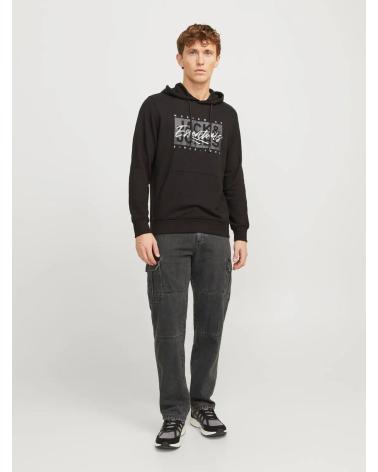 JEAN CARGO AMPLE JACK & JONES 12261918 NOIR BLACK
