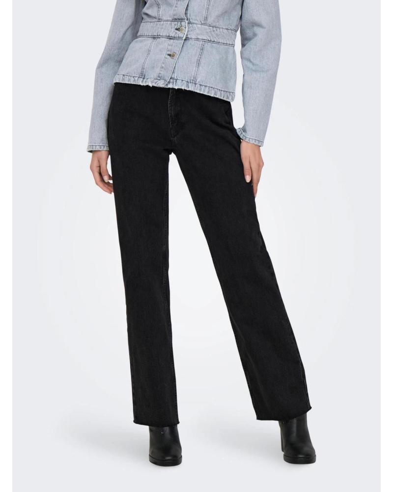 ONLY PANTALÓN VAQUERO STRAIGHT 15315032 BLACK BLACK