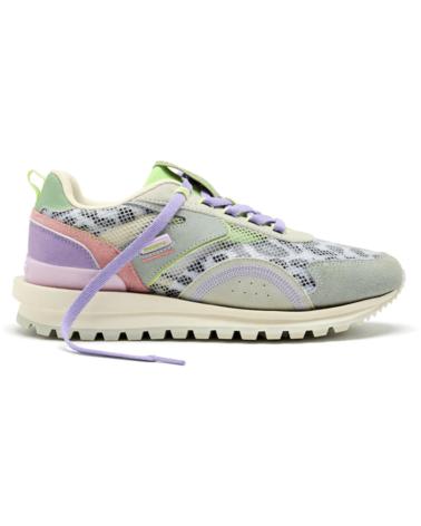 Sportschuhe für Damen GIOSEPPO ZAPATILLAS DE PIEL CON ESTAMPADO ANIMAL Y REJILLA MULTICOLOR