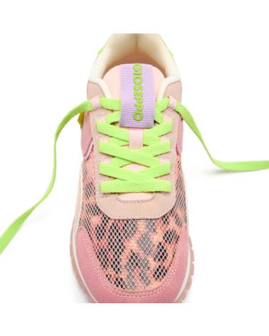 GIOSEPPO ZAPATILLAS PIEL Y REJILLA CAVENDISH ROSA