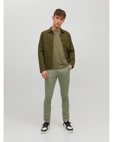 JACK & JONES PANTALON CHINO 12150148 VERT GREEN