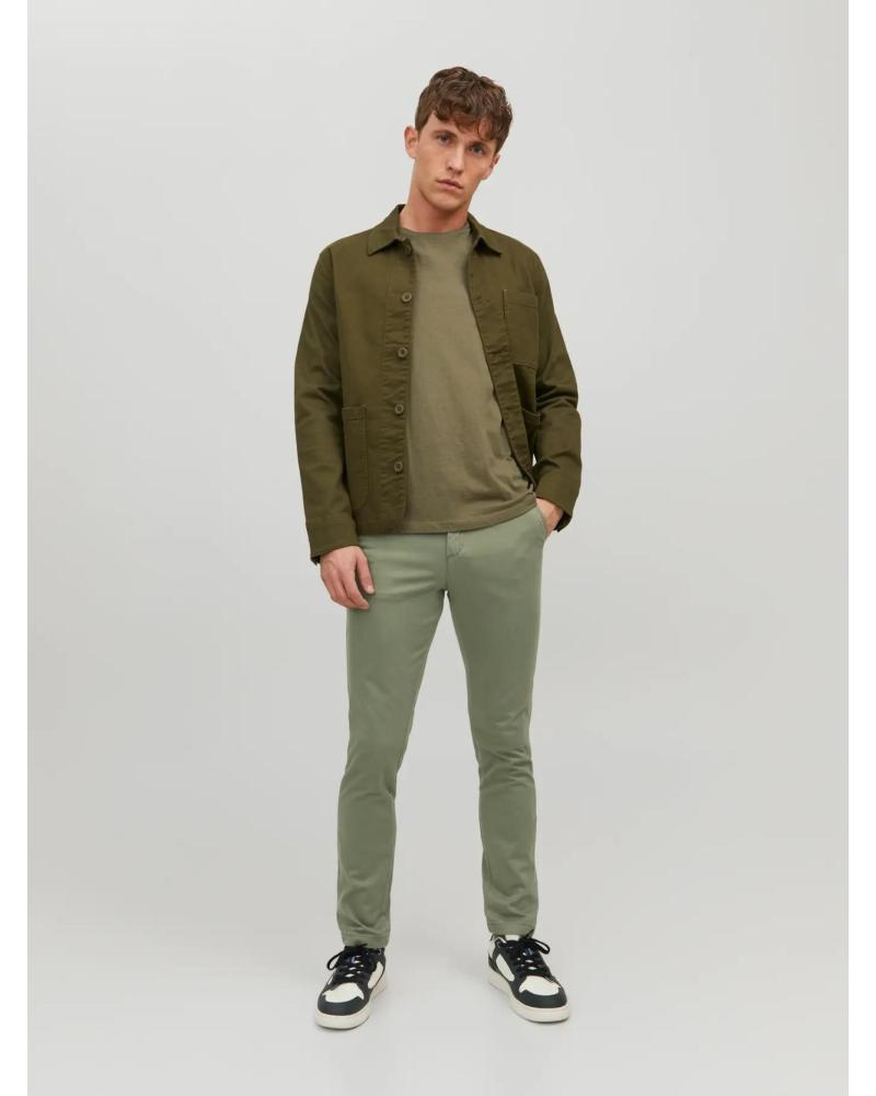 JACK & JONES PANTALON CHINO 12150148 VERT GREEN