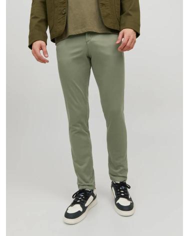 JACK & JONES PANTALON CHINO 12150148 VERT GREEN