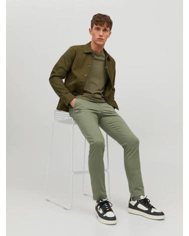 JACK & JONES PANTALON CHINO 12150148 VERT GREEN