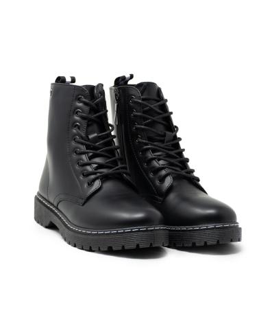 STIVALE MILITARE BUONAROTTI OPACO SUOLA SOTTILE NERO NEGRO