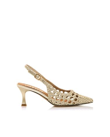 ZAPATOS DESTALONADOS MTNG 55436 ORO GOLD