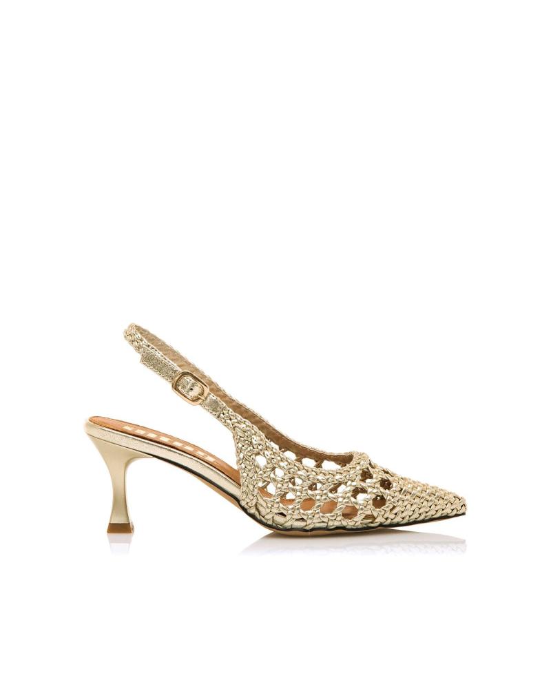 ZAPATOS DESTALONADOS MTNG 55436 ORO GOLD