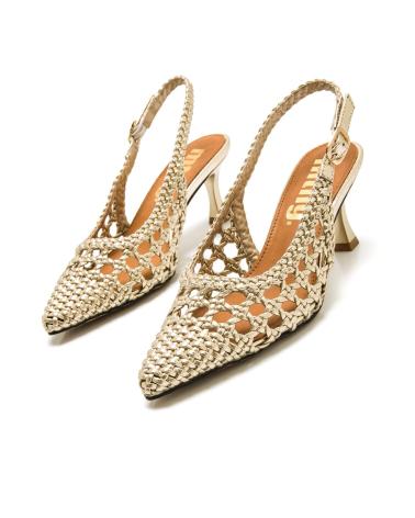 ZAPATOS DESTALONADOS MTNG 55436 ORO GOLD