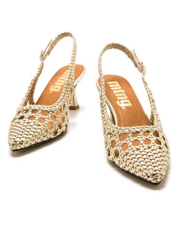 ZAPATOS DESTALONADOS MTNG 55436 ORO GOLD