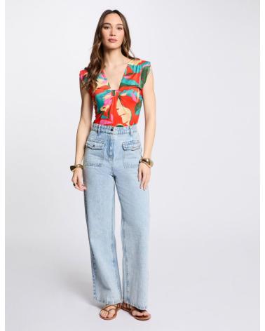 Inicio-MORGAN-TOP-SIN-MANGA-MUJER-251-DIRE-MULTICOLOR