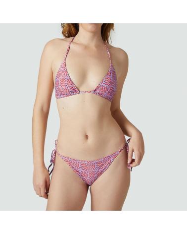 CONJUNTO BIKINI JIMMY LION WAVES VIOLET RED ROJO