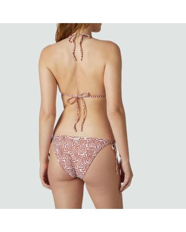CONJUNTO BIQUÍNI JIMMY LION LABYRINTH RED BEIGE BEIGE