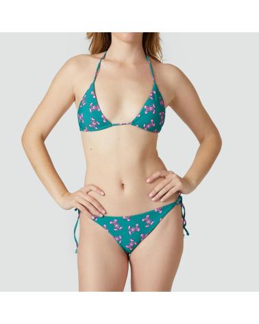 CONJUNTO BIKINI JIMMY LION ANDY MOUSE VERDE VERDE