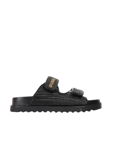 GUESS SANDALEN FADELIZE FLJFDE FAP19 SCHWARZ MIT DOPPELRIEMEN BLACK