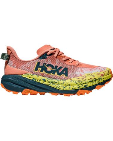 HOKA ZAPATILLA WOMAN RUNNING TRAIL W-SPEEDGOAT 6 I25 HOZPWI2511AD ROJO