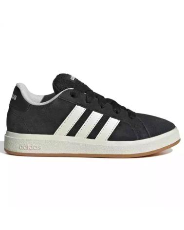Esportes  de Mulher e Menino ADIDAS JH6178 GRAND COURT 00S K CBLACK-OWHITE-GUM10