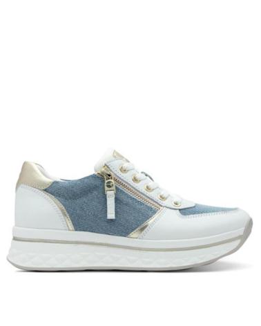 SAPATILHAS CASUAIS TAMARIS 83722 DE PELE BRANCA BLANCO
