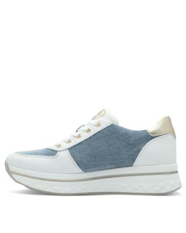 SAPATILHAS CASUAIS TAMARIS 83722 DE PELE BRANCA BLANCO