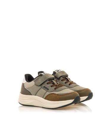 SNEAKERS CASUAL MTNG 49103 GRIGIO CON CHIUSURA A STRAPPO GRIS