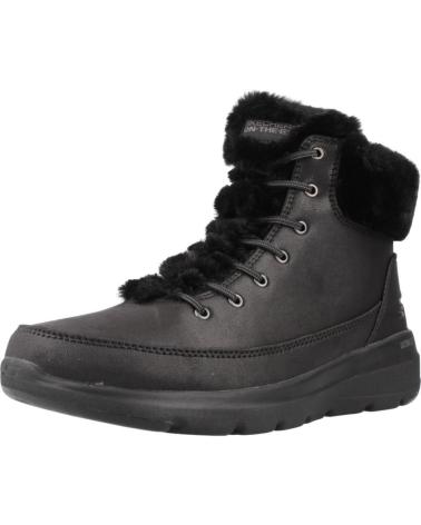 Botins-De-Mujer-SKECHERS-BOTAS-PLANAS-WONDERLAND-MUJER---NEGRO